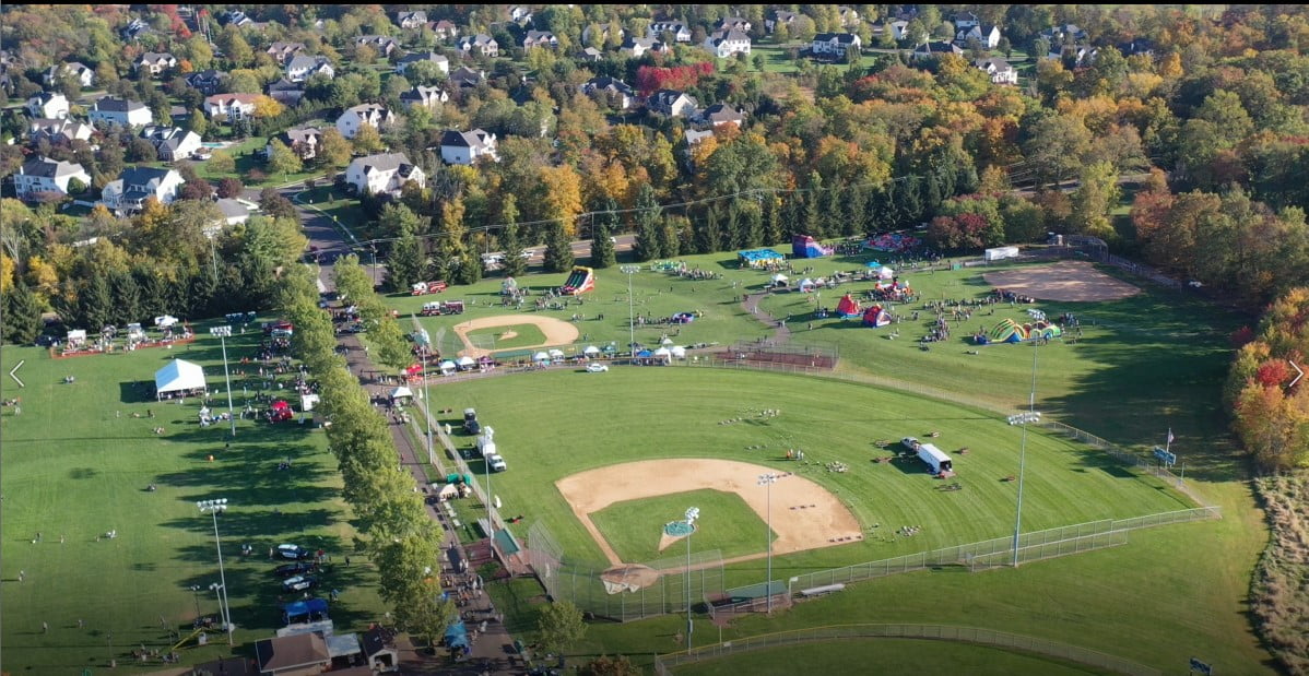 aerial photo of part of Montgomery County