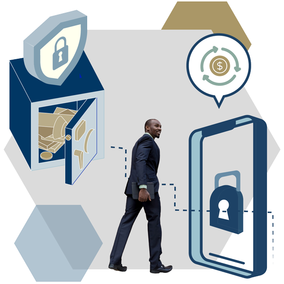 secure payment software graphic